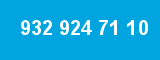 932 924 71 10 932 924 71 10
